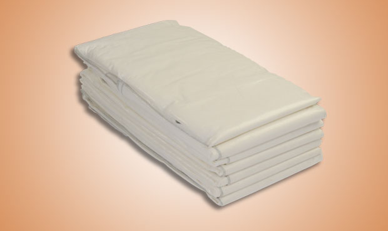 PE Fabric Tarps white, 10x12m, 250g, UV3
