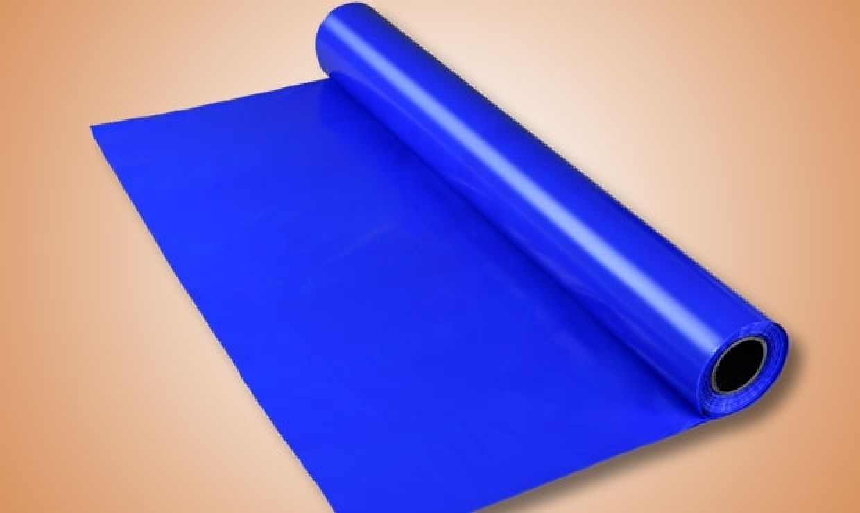 Flachfolie blau 2,30 x 50 m, 100 my