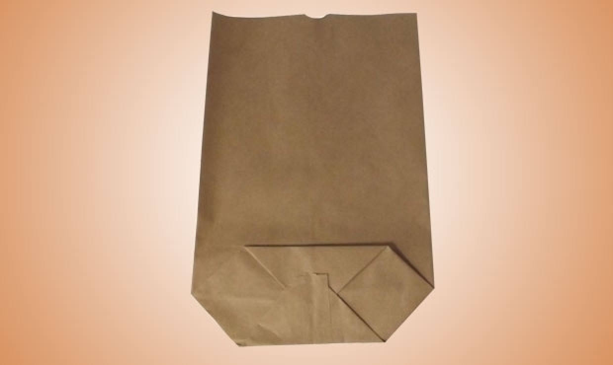 Cross bottom bag of natron 2-lg. 360x630mm 70g/m²
