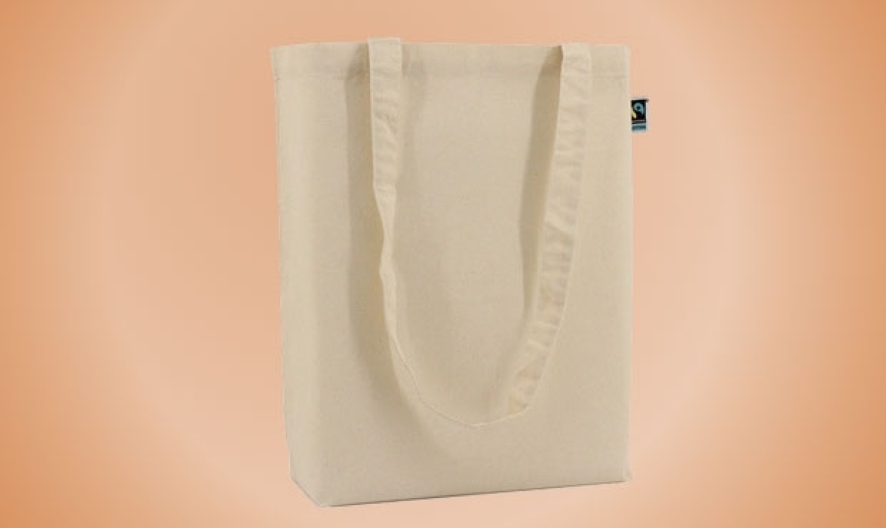 Cotton bags 38x42cm 150g/m², Fairtrade natural nature