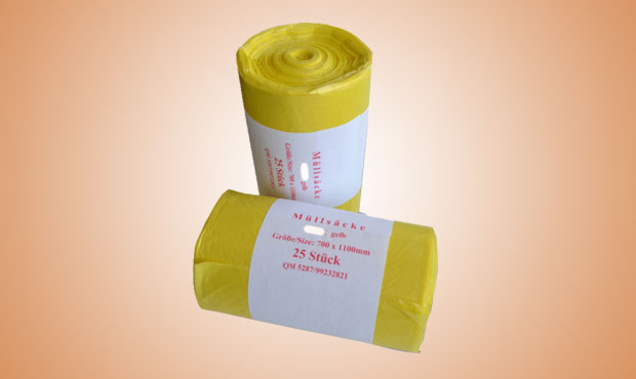 LDPE bin liners type 60 yellow 700x1100mm (32my)_120L