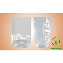 Cross bottom cellophane bag 120+45x225mm